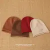 Gorro Cálido para Otoño e Invierno que Protege las Orejas para Hombres y Mujeres, Gorro de Punto Holgado Versátil a la Moda, Gorro de Hilo con Borde Enrollado para Adelgazar el Rostro