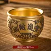 Jarrón Premium Dinghao de Latón con Patrón de Dragón, Jarrón Pixiu, Jarrón de Cuenco del Tesoro, Cenicero, Adorno Creativo, Decoración Feng Shui, Joyería