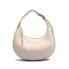 Bolso de Mano de Media Luna con Patrón de Lichi de Nicho Estilo Coreano para Mujer Otoño Temprano 2024 Bolso Cruzado Casual de Gama Alta Bolso de Media Luna