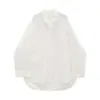 Love and Nancy Trece Líneas 2026 Otoño Estilo Coreano Algodón Puro Bolsillo de Parche Ropa de Trabajo Corte Holgado Camisa de Manga Larga para Mujer 04703