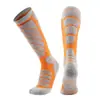 Meias de Esqui para Exterior Europeias e Americanas, Meias Esportivas para Caminhada, Meias de Terry Espessadas, Proteção de Perna à Prova de Frio e Quente, Absorventes de Umidade e Não Abafam