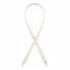 Correa de hombro de repuesto para bolso, correa cruzada ajustable de PU con estampado de mezclilla, accesorios de correa tejida a mano para modificación de bolso en stock