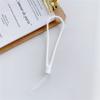 Cordão de Silicone com Padrão Trançado Popular, Pingente para Capa de Celular, Alça Curta, Alto-falante Multifuncional, Aquecedor de Mãos, Pen Drive, Anti-Perda