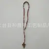 Suministro tornillo envuelto cruz 12*8 cuentas de rosario estilo antiguo europeo y americano cruz de oración marrón joyería transfronteriza