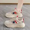 Zapatos de Mujer de Verano Estilo Nuevo Calados Zapatos de Papá Malla Transpirable para Mujer Estudiante Versátiles Sandalias Zapatillas Casuales de Suela Gruesa Modernos