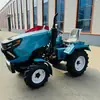 Tractor compacto de cuatro ruedas y un solo cilindro, 12-18 caballos de fuerza, adecuado para invernaderos, huertos, recuperación de tierras y uso agrícola