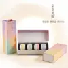 Conjunto de Xícaras de Chá com Esmalte Degradê de Cristal Floral, Xícara Mestra de Cerâmica, Caixa de Presente de Quatro Cores, Novo Estilo Chinês Lembrança de Negócios