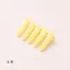 Pasador de Pelo Puntiagudo Color Caramelo Personalizado Pasador de Pelo Colorido Transparente Pin Pequeño 3.5cm Plástico Accesorios para el Cabello Venta al por Mayor