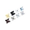 Yingshengda Aleación de Zinc Engrosado Escuadra de Esquina Mariposa Conector para Muebles de Gabinete Soporte de Partición de Instalación Rápida Sujetador de Unión en Ángulo Recto