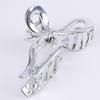 Pinça Fengpin Metal Imitação Galvanoplastia Prata Transfronteiriça Pinça Grande High-End Luxo Leve Yiwu Joias Acessórios de Cabelo Atacado