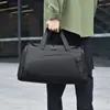 Bolsa de Viagem, Novo Modelo Transfronteiriço, Bolsa de Bagagem de Grande Capacidade com Compartimentos Separados para Molhados e Secos, Compartimento Independente para Sapatos, Bolsa para Viagem de Negócios e Esportes Fitness