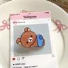 Versión coreana de lindo lindo mascota oso pasador acrílico niña caricatura pico de pato clip lateral accesorios para el cabello tocado joyería al por mayor
