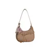 Bolso bandolera de cuero suave y textura simple para mujer, nuevo modelo 2026, elegante diseño único de nicho para damas, bolso de hombro y bandolera