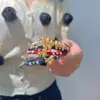 Pulseira Artesanal Ajustável Recomendada com Acessórios de Laço para Mulheres - a Princesa Fugitiva