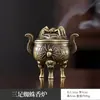 Popular Aleación Transfronteriza Creativa Pequeño Quemador de Incienso Quemador de Incienso Xiangyun Adornos de Incienso Unicornio Elefante Tigre Estufa de Trípode de Tres Patas