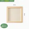 Moldura de Madeira Sólida Ultra-Leve para Quadro de Argila Criativo Feito à Mão Material DIY Moldura de Madeira Moldura para Foto de Argila Moldura Vazia Exibição de Trabalho com Argila Colorida