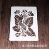 Pintura exclusiva de flores e plantas A4 transfronteiriças, modelo de pintura em spray oco, vaso de flores de parede, padrão de pintura em spray, ferramenta auxiliar
