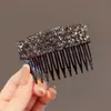 Pinza para el pelo con peine invertido de pedrería exquisita de Dongdaemun para mujer, nuevo estilo 2026, pinza pequeña para flequillo lateral, peine para el pelo, accesorio para el pelo