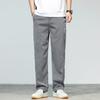 Lyocell Tencel Jeans Homens Primavera e Verão Grande Tamanho Perna Larga Folga Verão Calças Justas Casual Longas Para Homens