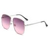 2244 liquidación montura generosa moda retro metal hombres y mujeres Amazon gafas de sol protector solar UV gafas de sol