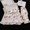 Pijama de Algodón Nube para Niñas, Manga Larga para Primavera y Otoño, Nuevo Estilo 2025, Popular Ropa de Casa de Otoño para Niñas Mayores