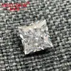 Anel de Pedra Solta Zircônia Corte Flor de Gelo 6A Corte Princesa Branco Face Cz Zircônia Cúbica Sintética Pedra Preciosa Atacado em Estoque