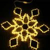 Iluminación exterior cuadrada decorativa colgante árbol colgante LED copo de nieve estrella de cinco puntas forma árbol de Navidad luz festival