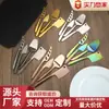 Amazon Juego de Cuchillos para Queso de Acero Inoxidable de Cuatro Piezas Rallador de Queso Multifuncional Cuchillo para Pan y Mantequilla Juego de Repostería