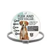 Collar de moda de venta caliente transfronterizo en stock para pulgas, garrapatas y piojos para perros y gatos, tamaño ajustable para mascotas