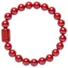 Pulseira de Contas Barril Sutra do Coração de Cinábrio de Alto Conteúdo de Minério Bruto, Areia Dourada Púrpura Areia Vermelha Imperial Atacado e Dropshipping