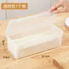 Caja rectangular de plástico para almacenar alimentos para fideos, apta para refrigerador, de grado alimenticio, hermética, con tapa, adecuada para almacenar granos y fideos secos