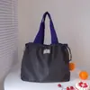 Bolsa de compras plegable protección ambiental hombro portátil bolsa de almacenamiento portátil supermercado gran capacidad impermeable en stock entrega de una sola pieza