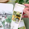 Marcador estético antiguo de los 24 términos solares estilo chino paisaje pintado a mano cultura tradicional china tarjeta de recompensa para estudiante