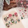 Suministro Transfronterizo de Pegatinas para Uñas de Invierno y Navidad Ts3867 Lindas Pegatinas para Uñas 3D de Husky y Reno