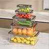 Refrigerador para Conservar Frescura Hogareño Rectangular Espesado Sellado Plástico Caja para Conservar Frescura Caja de Almacenamiento para Frutas y Verduras