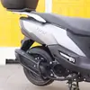 Adecuado para barra protectora de tubo de escape Haojue UFD125 parachoques de silenciador modificado de motocicleta barra anticaída de silenciador