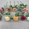 Flores de Hortênsia Artificiais de 5 Cabeças Transfronteiriças Decoração de Seda para Mesa de Jantar em Casa Arranjo de Guia de Estrada para Palco Flor Artificial Falsa
