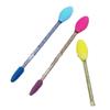 Cepillo de silicona para limpieza de nariz, cabezal de limpieza, masajeador manual, exfoliante facial, cepillo para pestañas, doble uso.