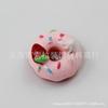 Donut de crema de chocolate de imitación de 20 mm, accesorios de resina para bricolaje, funda de teléfono, accesorios de belleza para el cabello, material