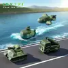 Miniaturas de tanques y aviones de combate para micropaísajes, accesorios decorativos DIY, adornos para salpicadero de coche o mesa.