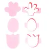 Serie de Formas Básicas Moldes para Galletas Dibujos Animados 3D Biberón Globo Tulipán Molde Tridimensional Simulación Impresión DIY