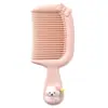 Nuevo Peine Pequeño Lindo de Dibujos Animados Portátil para Niños Peine para el Cabello para el Hogar Dientes Grandes del Peine Mango Suavizante Peine de Plástico
