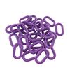 Hebilla de cadena acrílica de color sólido directo de fábrica Hebilla para ropa, bolsos, pendientes, pulseras, llaveros Combinación de hebillas