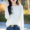 Suéter de Punto Moda 2026 Cuello Redondo para Mujer, Nuevo Jersey de Manga Larga Primavera y Otoño, Top Holgado y Versátil