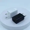 Certificado CE Estándar Europeo 5V1A Cargador de Teléfono Móvil Adaptador de Corriente USB Auriculares Bluetooth Ventilador Pequeño Cabezal de Carga 5W