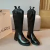 958-12 Botas Largas de Caña Ancha para Mujer, Botas Largas para Piernas Gruesas, Botas de Caballero Maillard, Botas Adelgazantes de Talla Grande, Botas para Mujer de Talla Grande
