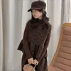 Conjunto de Otoño para Niñas Nuevo a la Moda Chal Floral y Pantalones de Pierna Ancha 2026 Nuevo Estilo Coreano para Niños Mayores