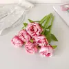 Bolígrafo Creativo de Flor de Peonía Simulada, Lindo Bolígrafo de Flor para Niñas, Bolígrafo de Regalo para Estudiantes, Bolígrafo de Regalo Navideño