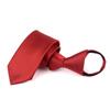 Corbata estrecha de 6 cm con cremallera a rayas para estudiantes, estilo británico y coreano, ideal para fotos de graduación y grupos de coros.