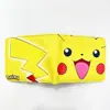 Carteira Pokemon Pokemon Carteira Pokemon Geng Fantasma Pikachu Curta de Couro PU Porta-Moedas de Estudante Bolsa para Cartões
